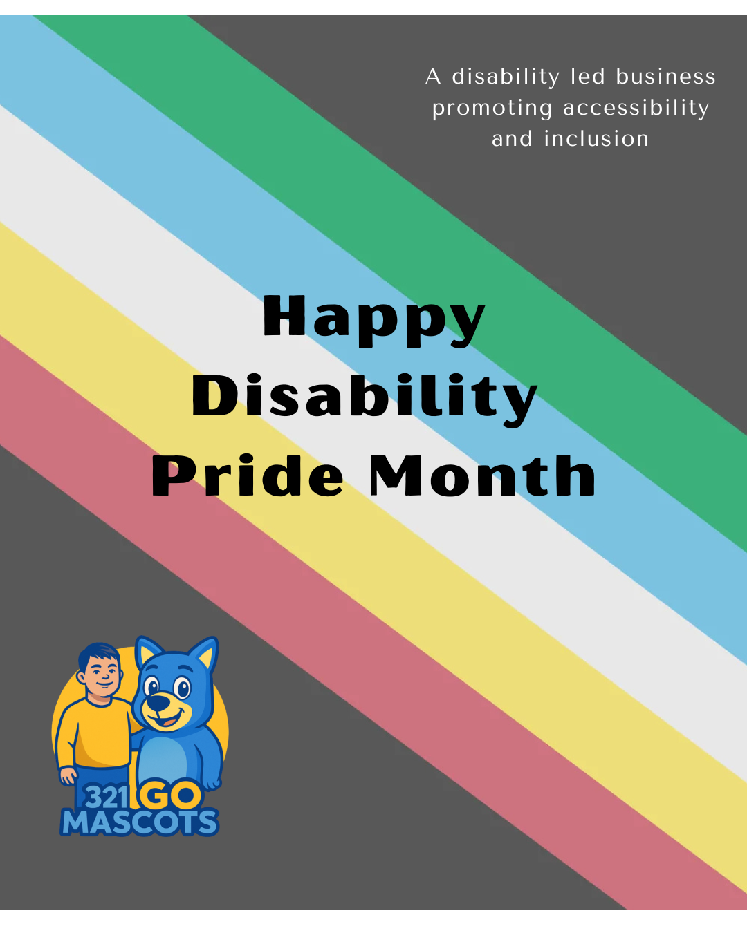 Disability Pride Month: Why Inclusion Is at the Heart of Every 321 Go Mascots Visit